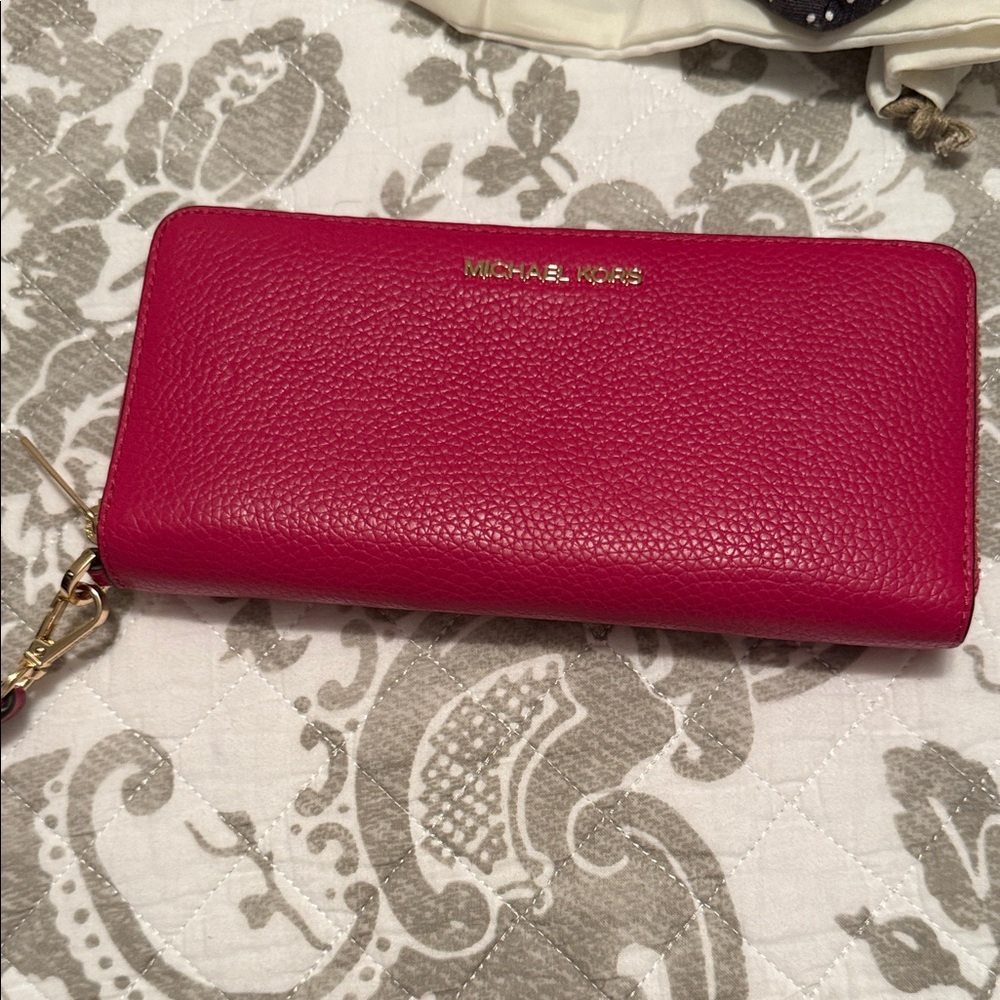 Magenta Michael Kors Wallet